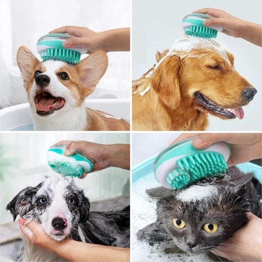 BrossyDog™ - Brosse de bain pour animaux 2 en 1 | chien - Univers des chiens