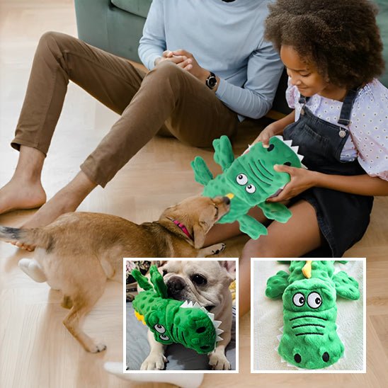 Peluche Crocodile pour chien - Univers des chiens