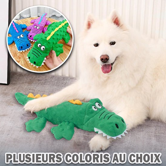 Peluche Crocodile pour chien - Univers des chiens